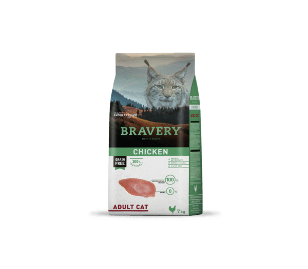 BRAVERY CHICKEN ADULT CAT 7 KG