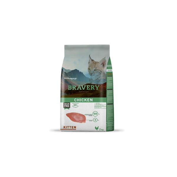 BRAVERY CHICKEN KITTEN 2 KG