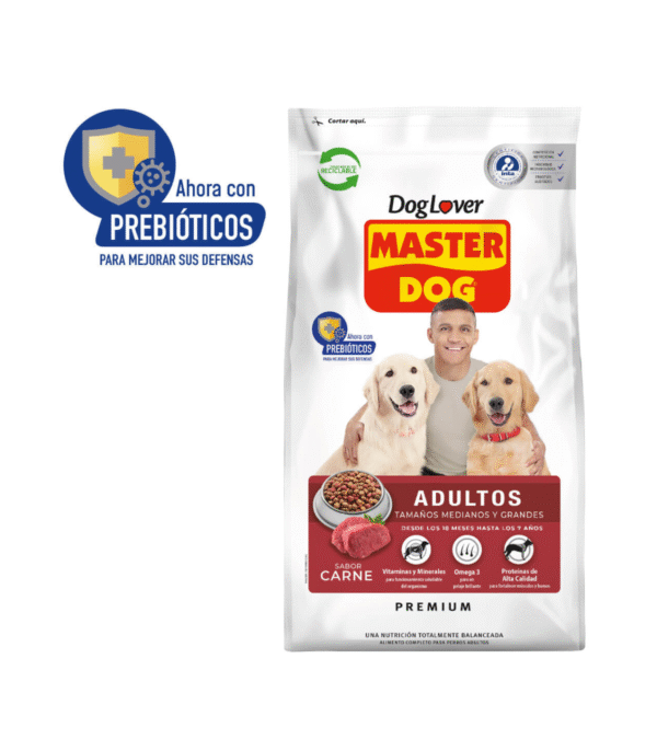 master carno Master Dog adulto 18 Kg sabor carne.