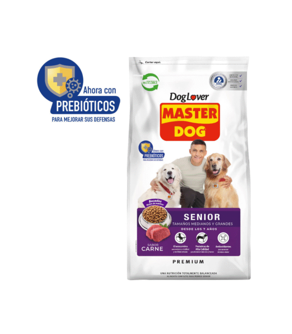 Master Dog Senior 21 Kg Carne.