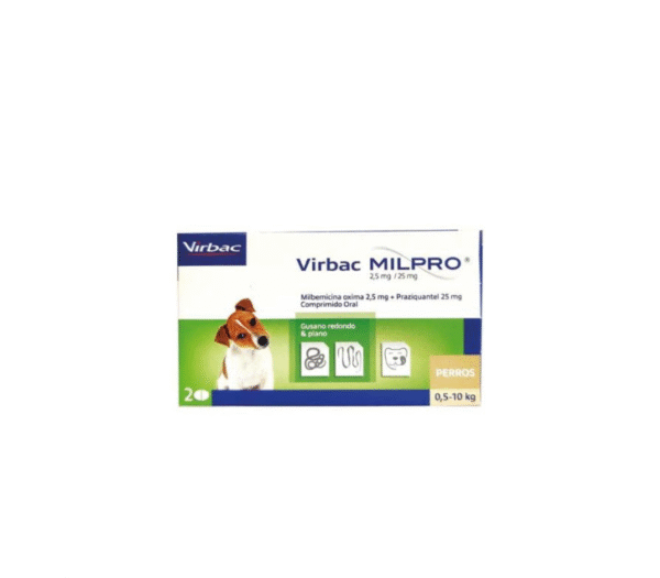 milpro cach Virbac Milpro Cachorro Y Raza Pequeña 2 Comp.